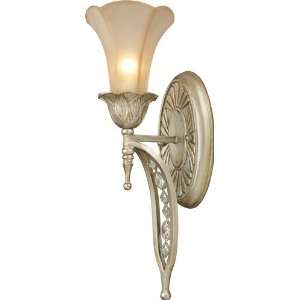 Trump Home Chelsea Collection 1 Light 19 Aged Silver Wall Sconce with 