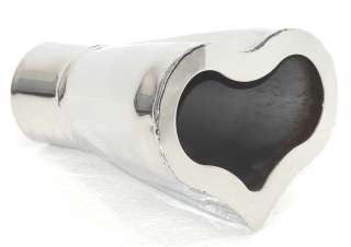 HEART Shape T304 Stainless EXHAUST TIP 5.5 Wide NEW  