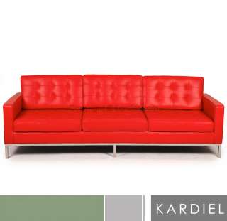 FLORENCE KNOLL 3 SEAT SOFA CHAIR CASHMERE WOOL mid century modern 