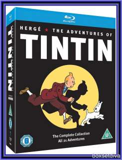 THE ADVENTURES OF TINTIN   THE COMPLETE COLLECTION *BRAND NEW BLU RAY 