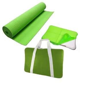  Skque Nintendo Wii Fit Green Carrying Case Bag + Green Exercise 