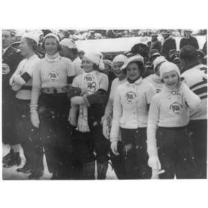  English women ski,Olympics,Garmisch Partenkirchen,1936 