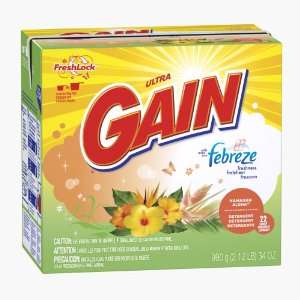 Gain Ultra Powder Detergent with Freshlock, Febreze Hawaiian Aloha, 22 