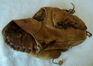 RAWLINGS BASEBALL GLOVE JL 45 WALLY POST TRAP EZE MODEL VINTAGE MADE 