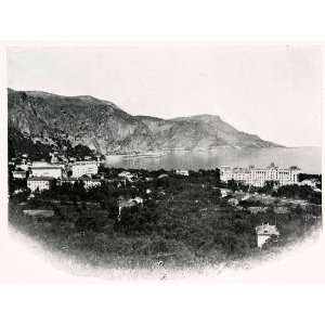  1902 Print Beaulieu Seaport Village French Riviera Alpes 