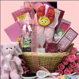 Congratulations Baby Girl: Baby Gift Basket:  Grocery 