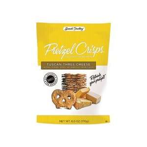 Pretzel Crisp Three Cheese Pretzel Crisp 6 oz. (Pack of 12)  