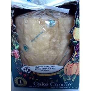    THE ORIGINAL CAKE CANDLE COCONUT LAYER CAKE 4INCH