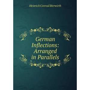   Inflections Arranged in Parallels Heinrich Conrad Bierwirth Books