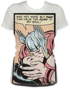 MARVEL COMICS THOR NONE BUT THEE JUNIOR TEE SHIRT S XL  