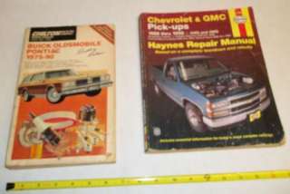 General Motors Repair Manuals Haynes Chilton Buick Olds Pont Chevrolet 
