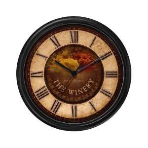   Themed   The Winery Vintage Wall Clock by CafePress: Home & Kitchen