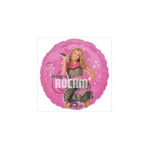  Hannah Montana   Rock the Stage 18 Foil Balloon: Toys 