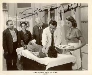 GLENN FORD & JANET LEIGH: 1949 Movie Scene Autographed  