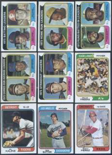 1974 Topps Baseball Complete SET Schmidt Ryan Aaron XMT  