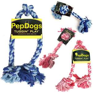 HYPER PET Dog Puppy Chew Cotton Rope Toy   Cleans Teeth  