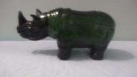 Avon Bottle Rhino Green Glass After Shave  