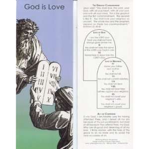  God is Love Prayer Bookmark   Pkg of 10: Office Products