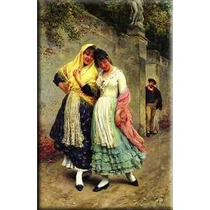   10x16 Streched Canvas Art by Blaas, Eugene de