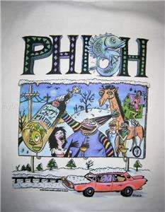 Phish T Shirt  VTG Style 1993  New Years  