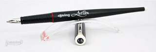 ROTRING Art Pen for Calligraphy BLACK 1.5 mm Nib  