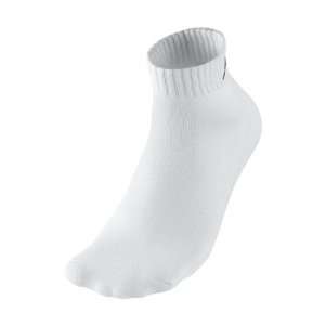 : Air Jordan Dri FIT Low Quarter Sock by Jordan Apparel (White Black 