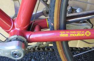   Howard steel road bike frame by Dave Tesch 58.4cm center to center