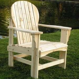  Cedarwood Captiva Dining Chair   Natural: Patio, Lawn 