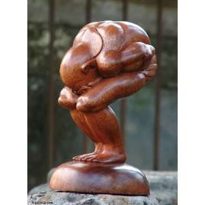  Wood statuette, Bending Yogi Home & Kitchen