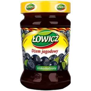 Lowicz Blueberry Low sugar Jam 280g/9.9 Grocery & Gourmet Food