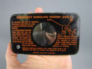 WWII GE Military Emergency Signaling Mirror ESM/2  