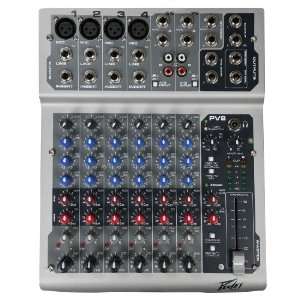   USB 8 Channel Pv Series Compact USB Mixer w/ Low Noise Microphone
