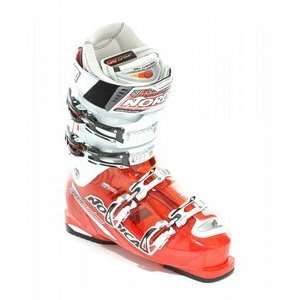 Nordica Speedmachine 130 Ski Boots Trans Red/White:  Sports 
