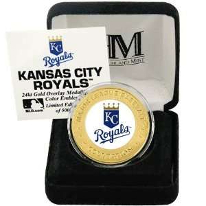Kansas City Royals 24Kt Gold and Team Color Mint Coin  