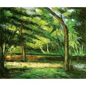  Oil Painting The Etang de Soeurs at Osny Paul Cezanne 