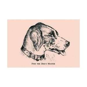  Find the Dogs Master 24x36 Giclee