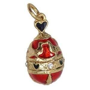  Faberge Style Egg Pendant 04450RD 