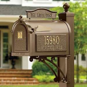   Mailbox with Free Newspaper Holder   Frontgate