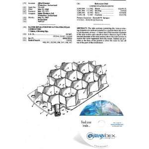   CD for WATER SEPARATOR FOR SATURATED STEAM GENERATORS 