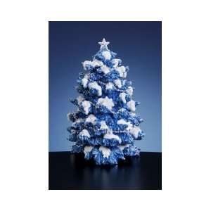  Christmas Tree Blue & White