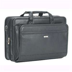 Solo, 15.4 Leather Overnighter (Catalog Category: Bags & Carry Cases 