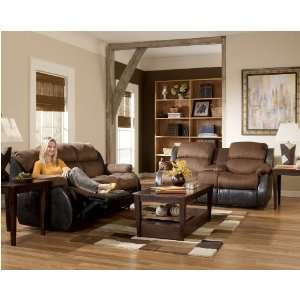   Presley   Espresso Living Room Set by Ashley Furniture