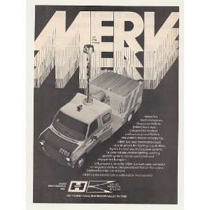   MERV Multi Emergency Response Vehicle Print Ad (44185)