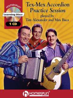 Tex Mex Accordion Practice Session Music Lesson Book CD  
