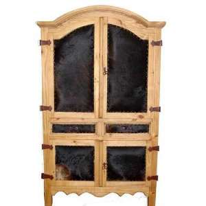  COWHIDE ARMOIRE