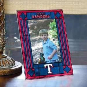  Texas Rangers Art Glass Picture Frame: Sports & Outdoors