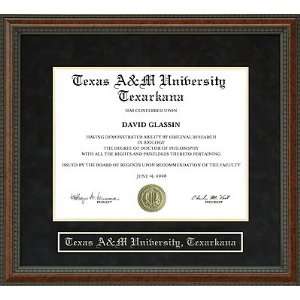  Texas A&M University, Texarkana (TAMU T) Diploma Frame 