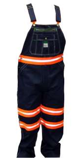 Walls Liberty Safety Striped Bib Overalls  