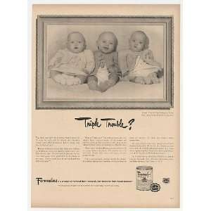  1948 Triplets Melanie Robert Merrilee Bryan Formulac Print 