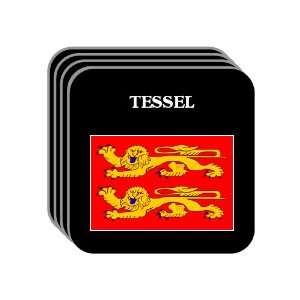   Normandie (Lower Normandy)   TESSEL Set of 4 Mini Mousepad Coasters